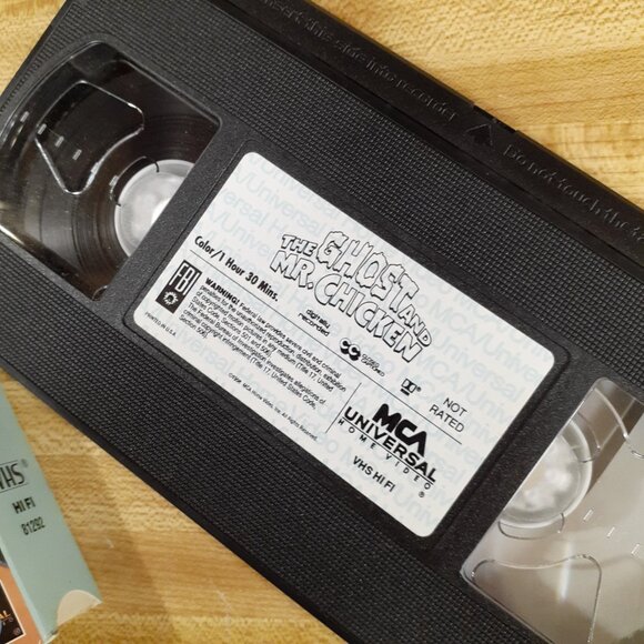 The Ghost and Mr. Chicken 1966 VHS Don Knotts Halloween Comedy Classics VTG 1996 - Picture 7 of 7